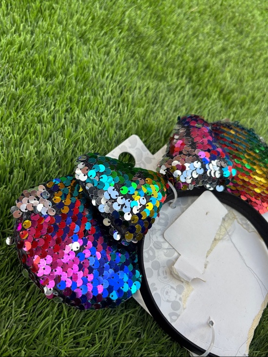 Disney Multicolor Sequin Minnie Ears Headband - Picture 2 of 2